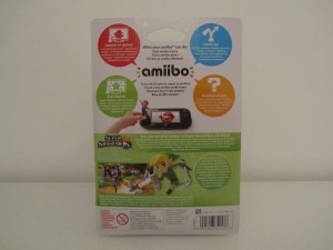 Amiibo SSB Link Cartoon Back