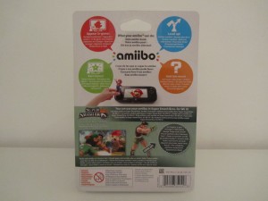 Amiibo SSB Little Mac Back