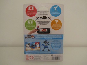 Amiibo SSB Lucario Back