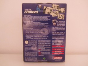 Game Boy Camera Bleu Back
