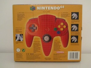 Manette Nintendo 64 Rouge Back