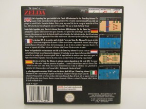 The Legend Of Zelda GBA Back